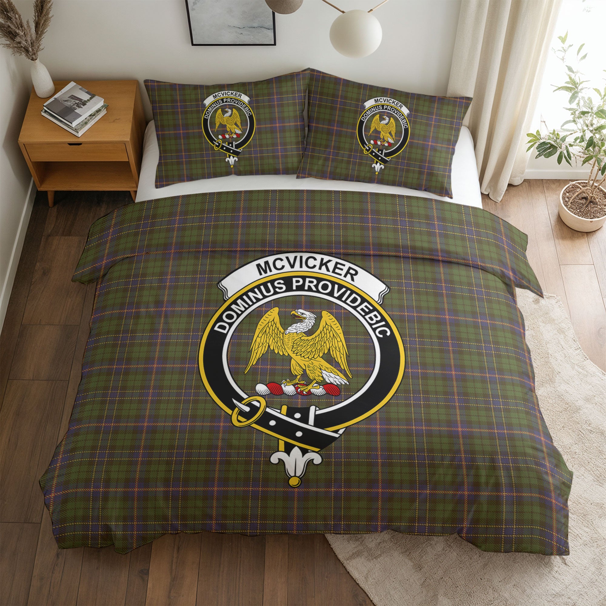 McVicker Tartan Crest Bedding Set