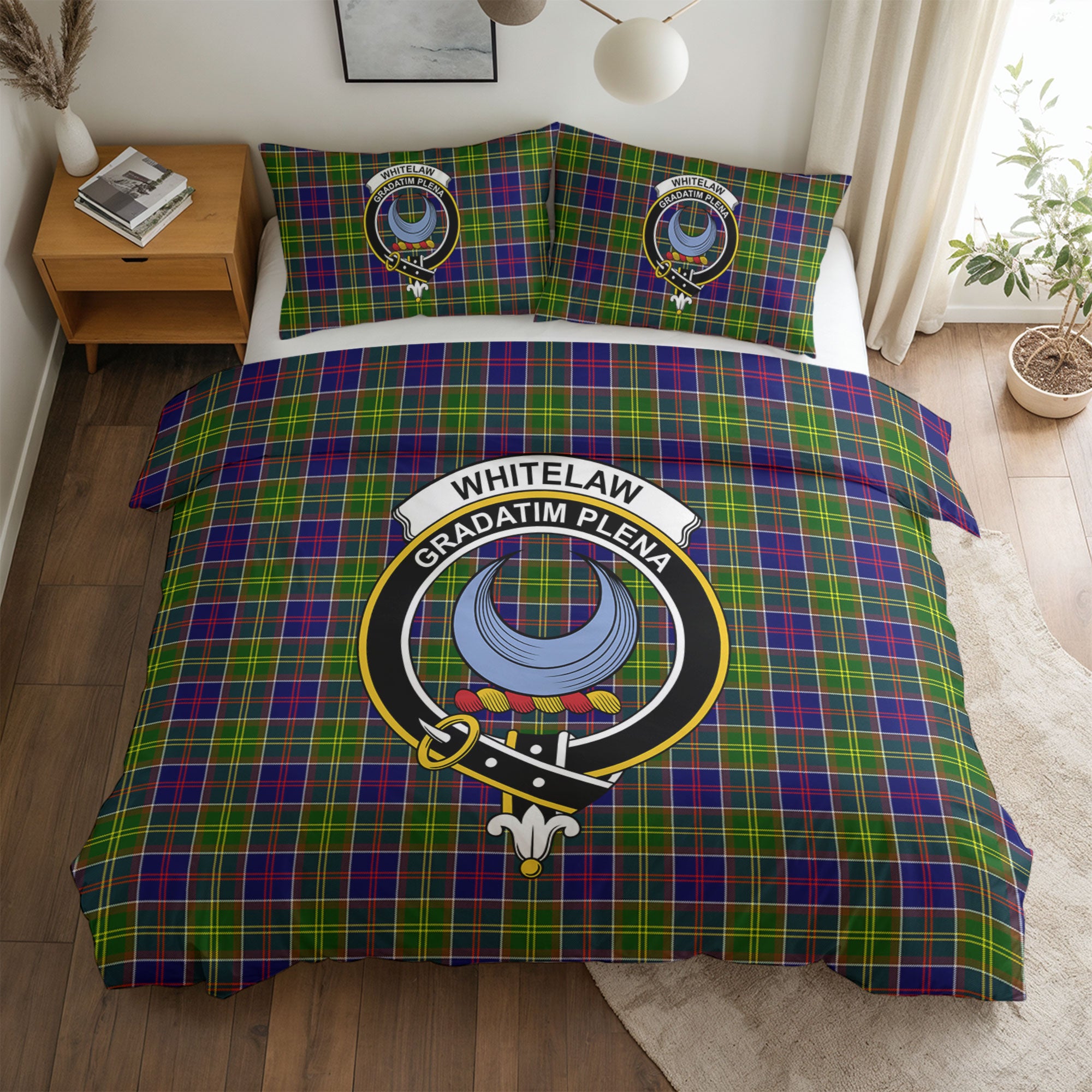 Whitelaw Tartan Crest Bedding Set