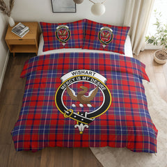 Wishart Dress Tartan Crest Bedding Set