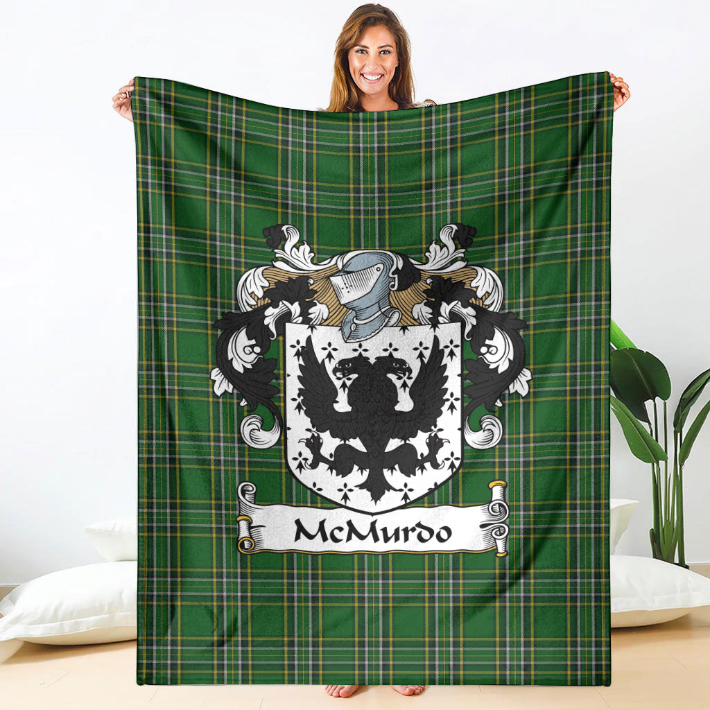McMurdo Tartan Coat of Arms Blanket