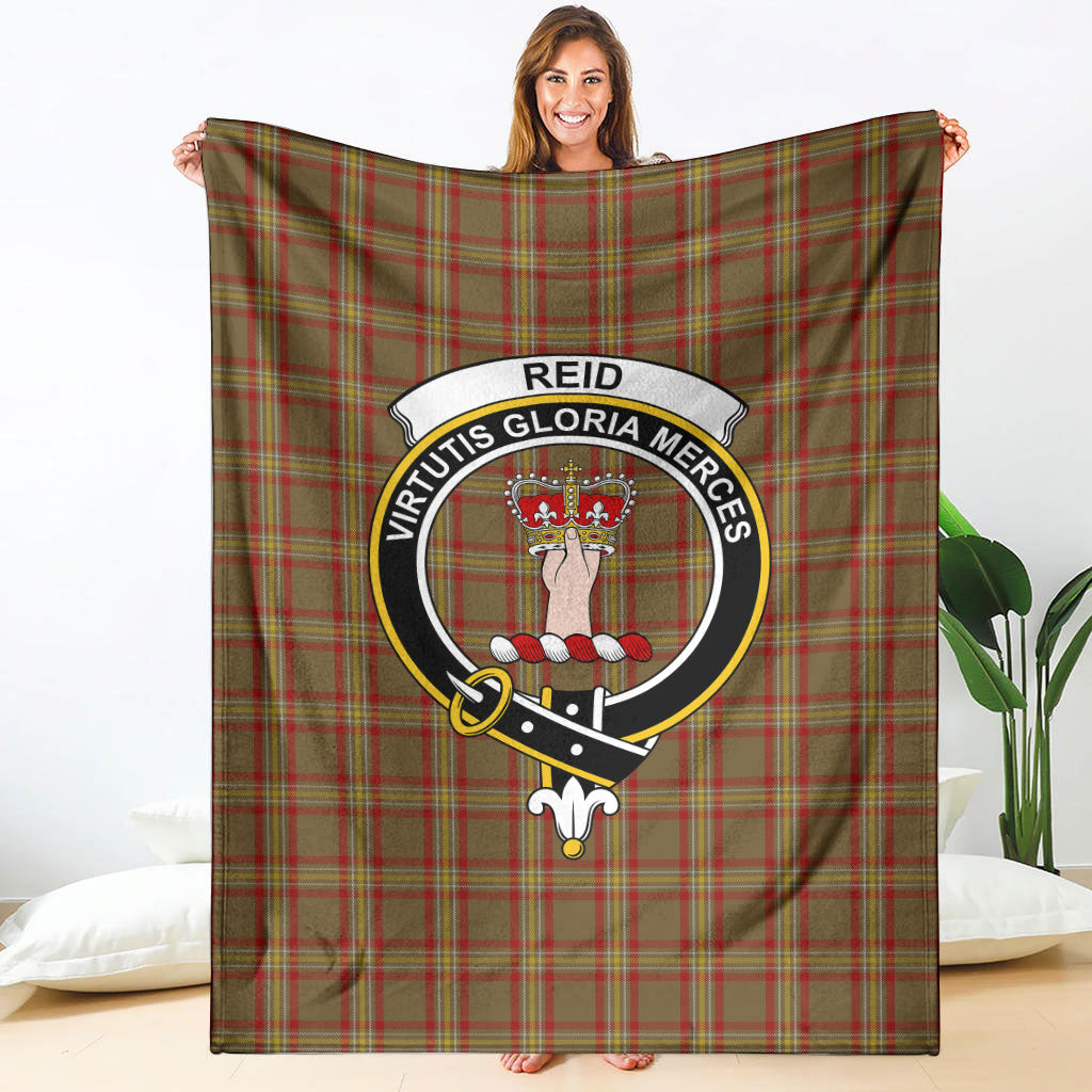 Reid Ancient Tartan Crest Blanket