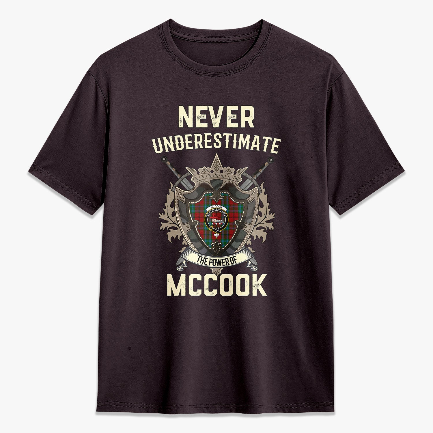 McCook Tartan Crest 2D T-shirt - Never Underestimate Style