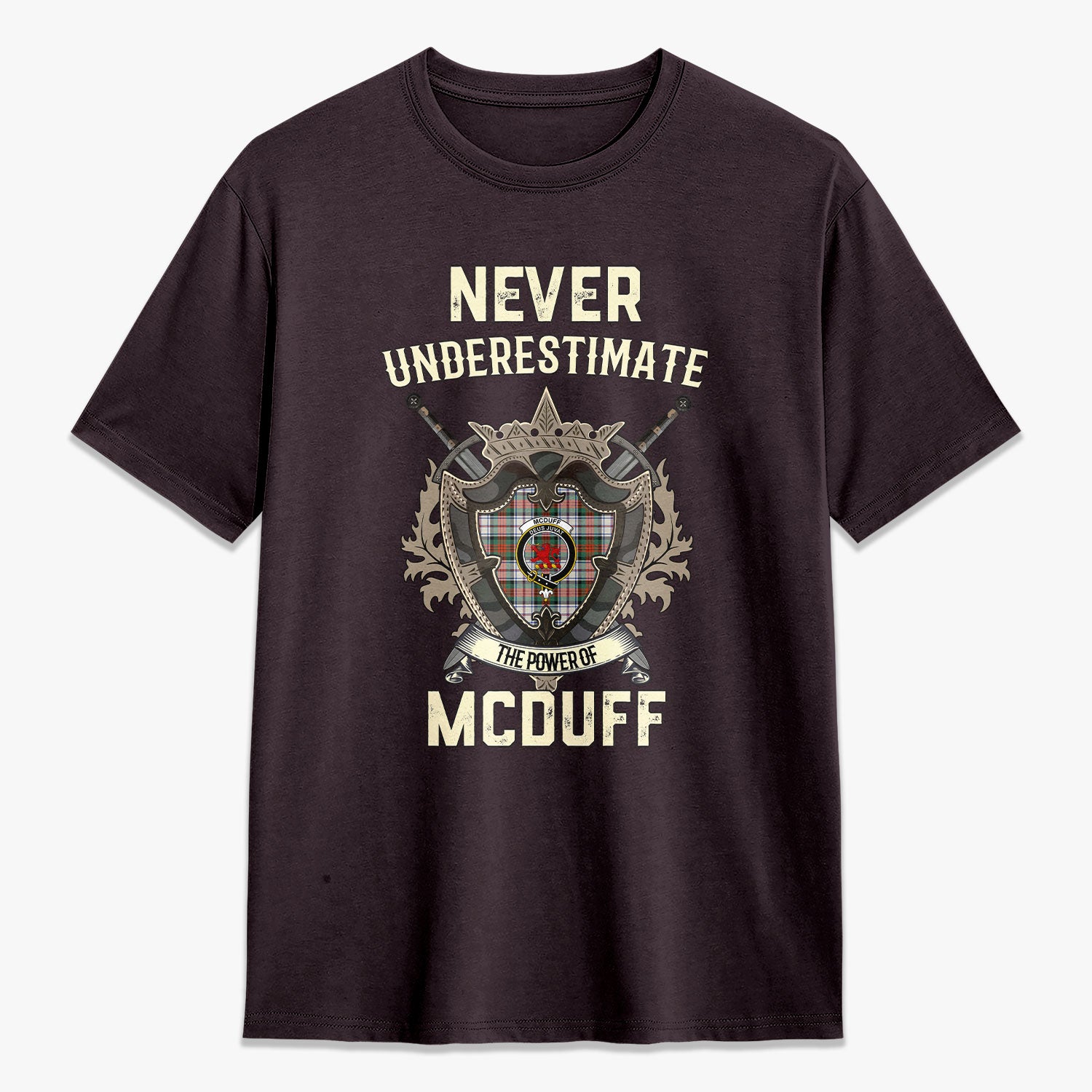 McDuff Dress Ancient Tartan Crest 2D T-shirt - Never Underestimate Style