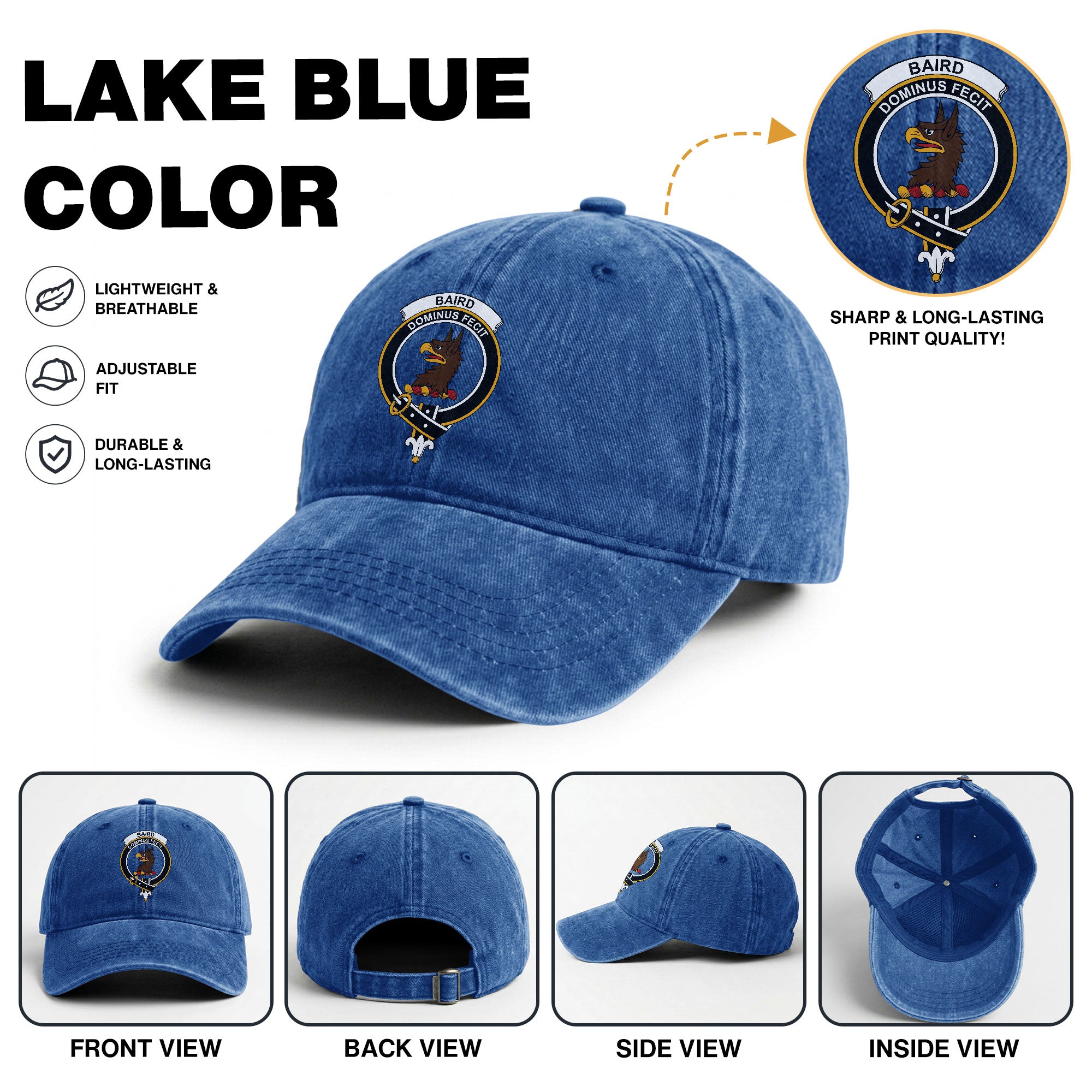 Baird Crest Washed Classic Cap