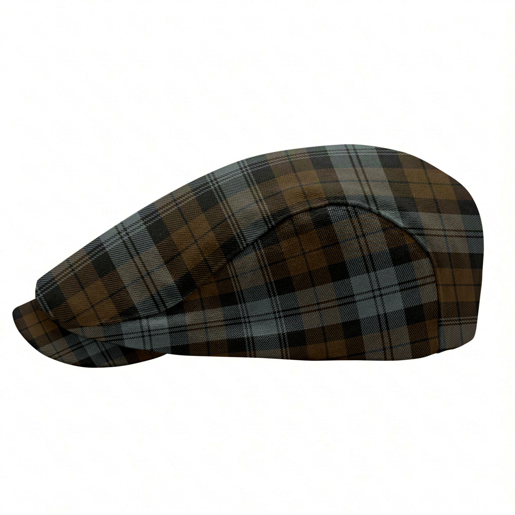 Black Watch Weathered Tartan Flat Caps
