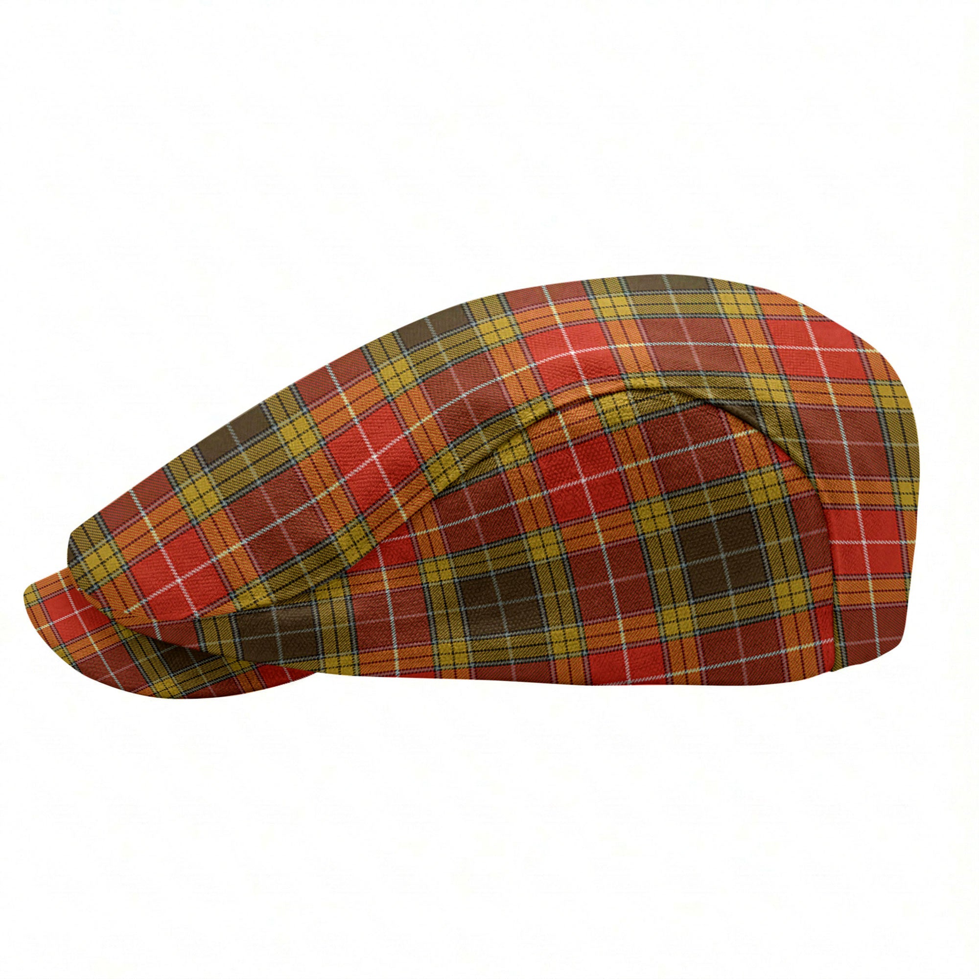 Buchanan Old Set Weathered Tartan Flat Caps