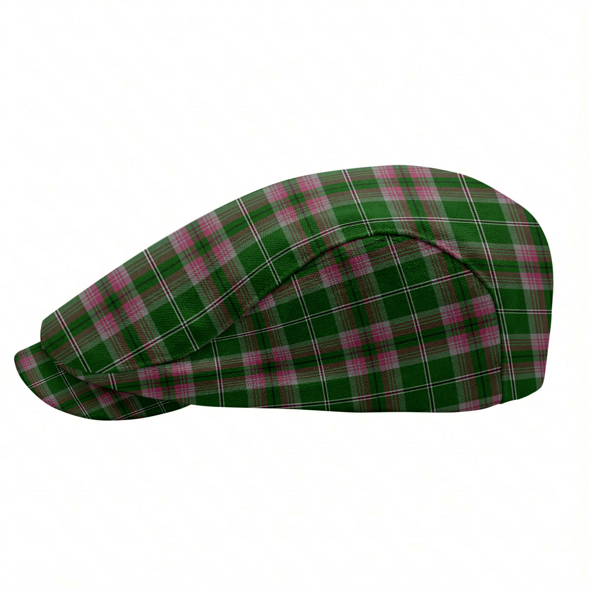 Gray Hunting Tartan Flat Caps