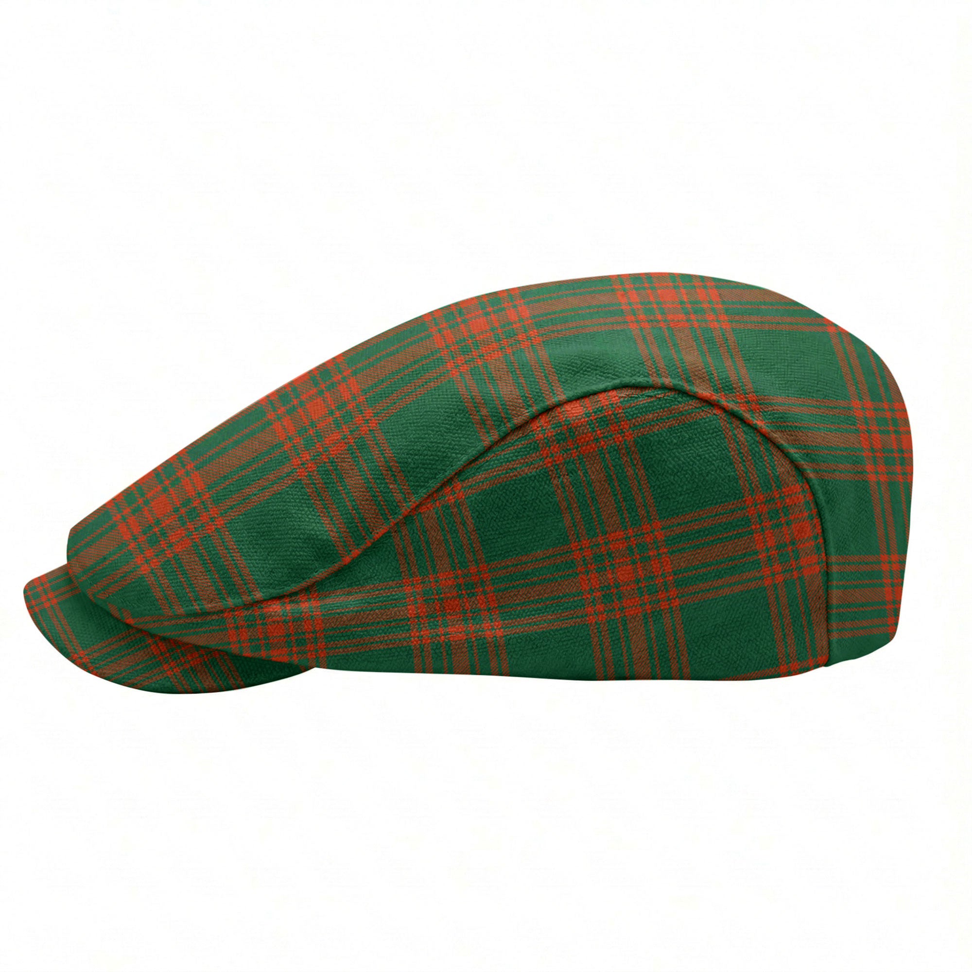 Menzies Green Ancient Tartan Flat Caps