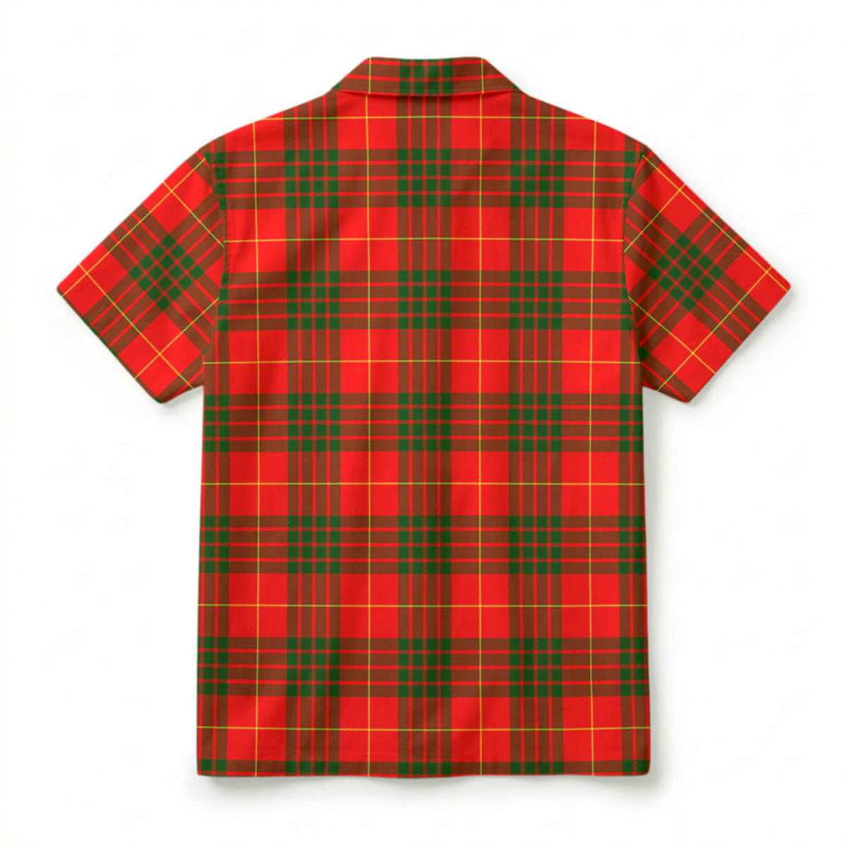 Cameron Modern Tartan Crest Hawaiian Shirt