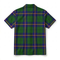 Carmichael Modern Tartan Crest Hawaiian Shirt