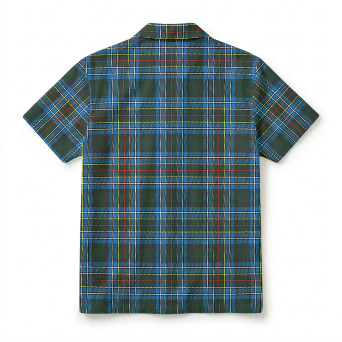 Cockburn Modern Tartan Crest Hawaiian Shirt