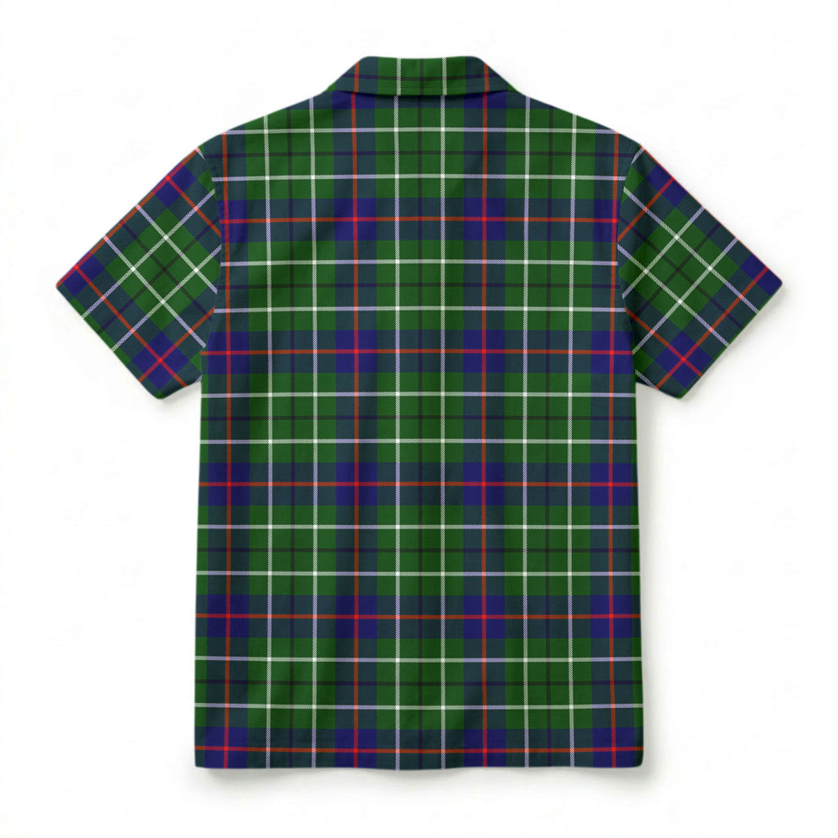 Duncan Modern Tartan Crest Hawaiian Shirt