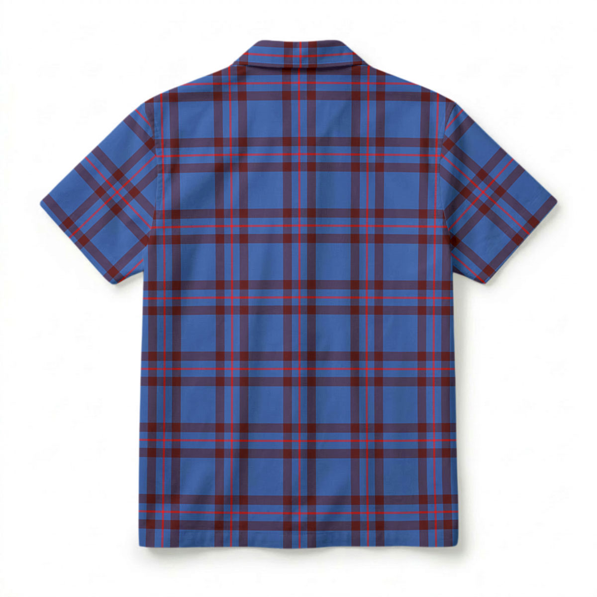 Elliot Modern Tartan Crest Hawaiian Shirt