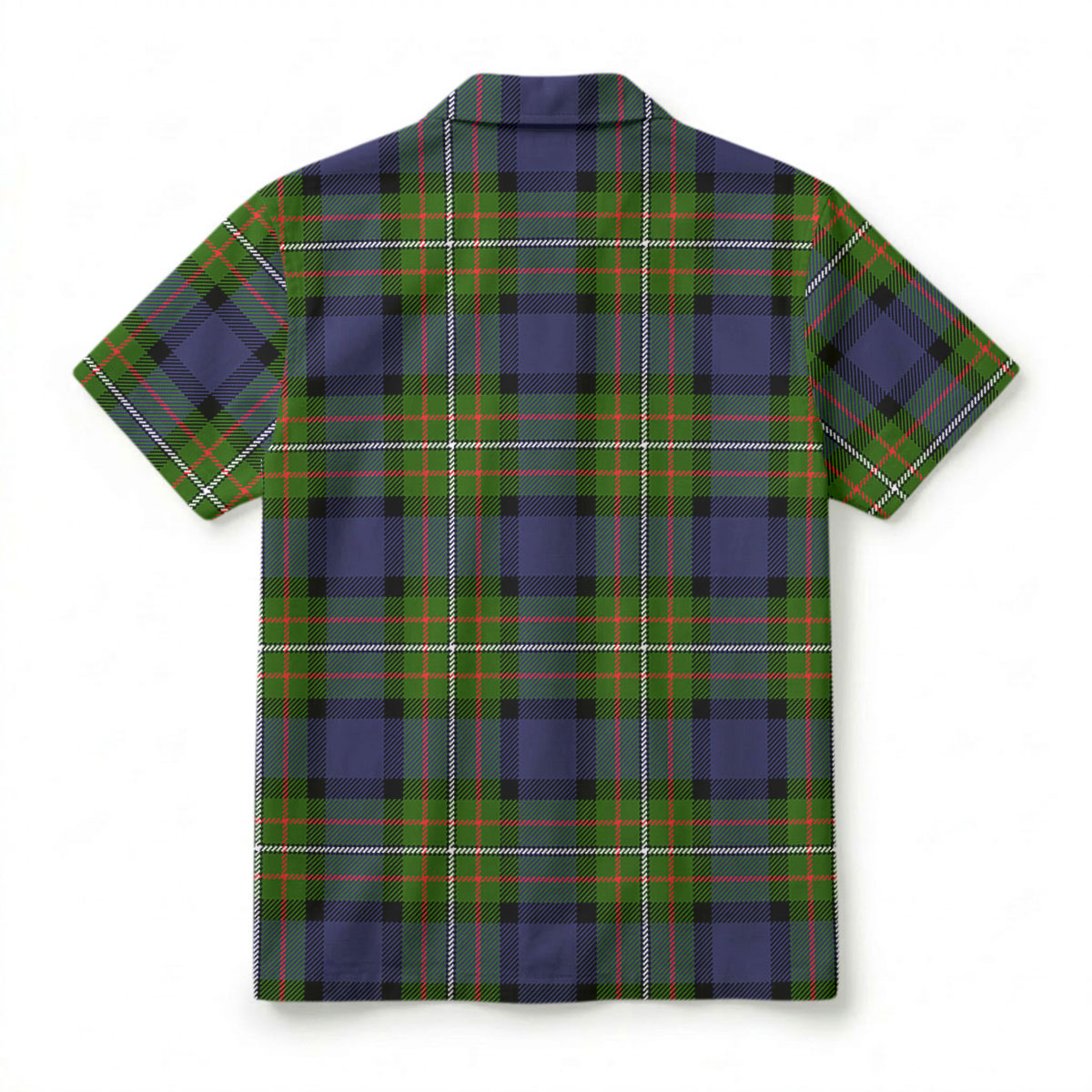 Fergusson Modern Tartan Crest Hawaiian Shirt