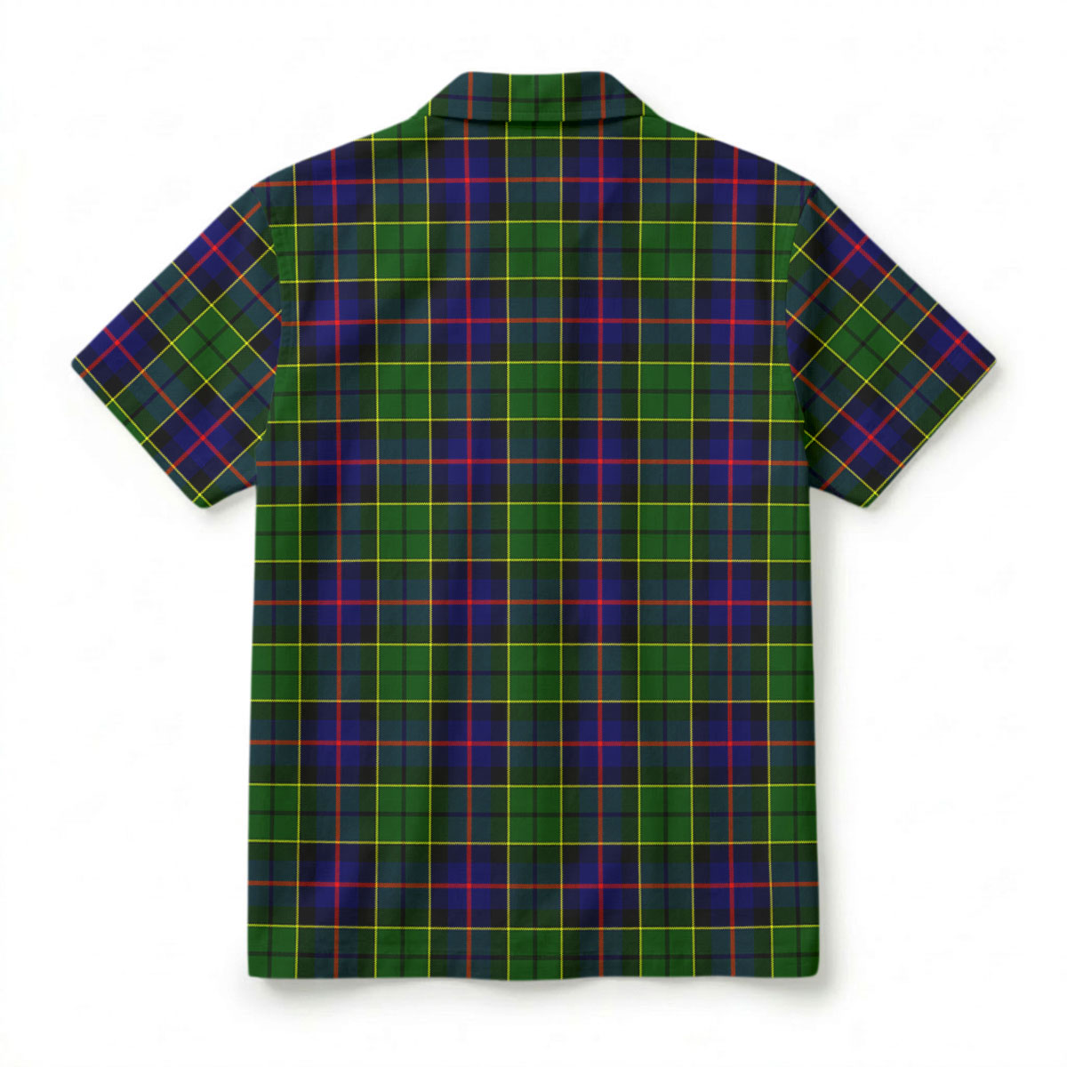 Forsyth Modern Tartan Crest Hawaiian Shirt