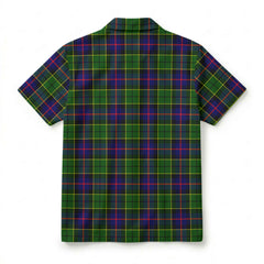 Forsyth Modern Tartan Crest Hawaiian Shirt