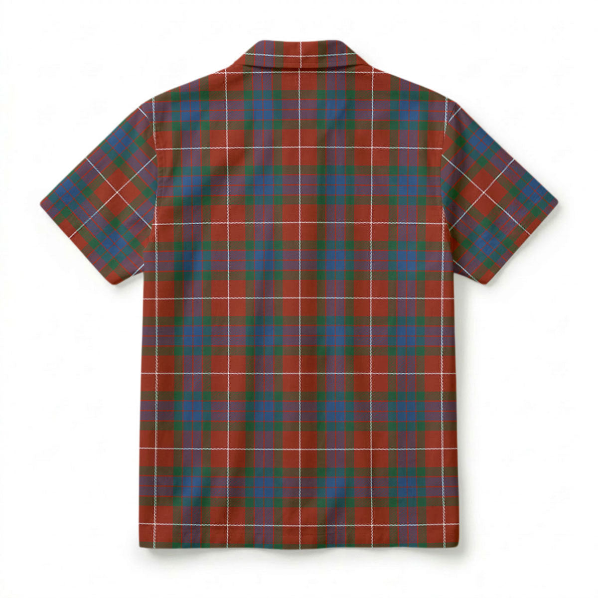 Fraser (of Lovat) Ancient Tartan Crest Hawaiian Shirt