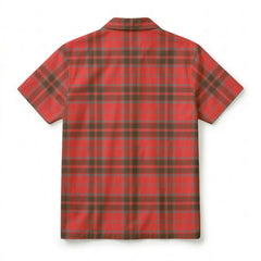 Grant Weathered  Tartan Crest Hawaiian Shirt