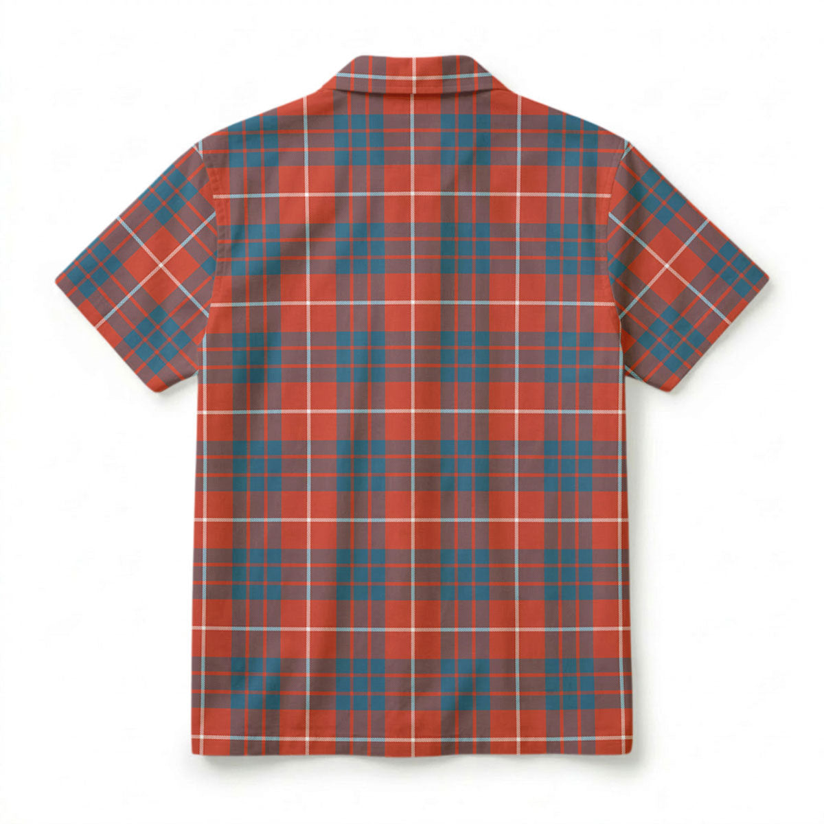 Hamilton Ancient Tartan Crest Hawaiian Shirt