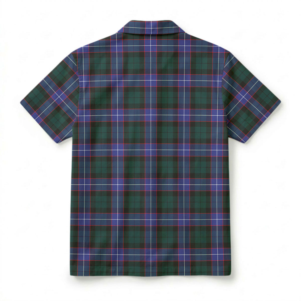 Hunter Modern Tartan Crest Hawaiian Shirt