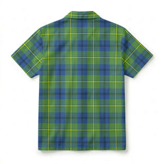 Johnston Ancient Tartan Crest Hawaiian Shirt