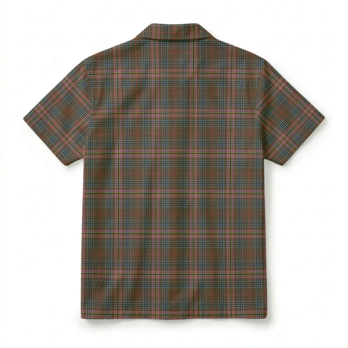 Kennedy Weathered Tartan Crest Hawaiian Shirt