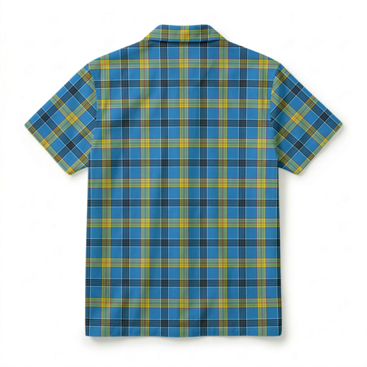 Laing Tartan Crest Hawaiian Shirt