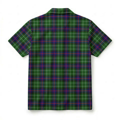 Leslie Hunting Tartan Crest Hawaiian Shirt
