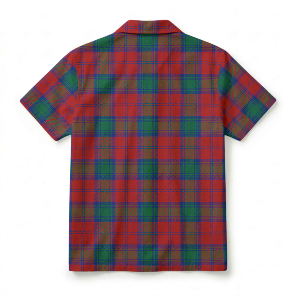 Lindsay Modern Tartan Crest Hawaiian Shirt