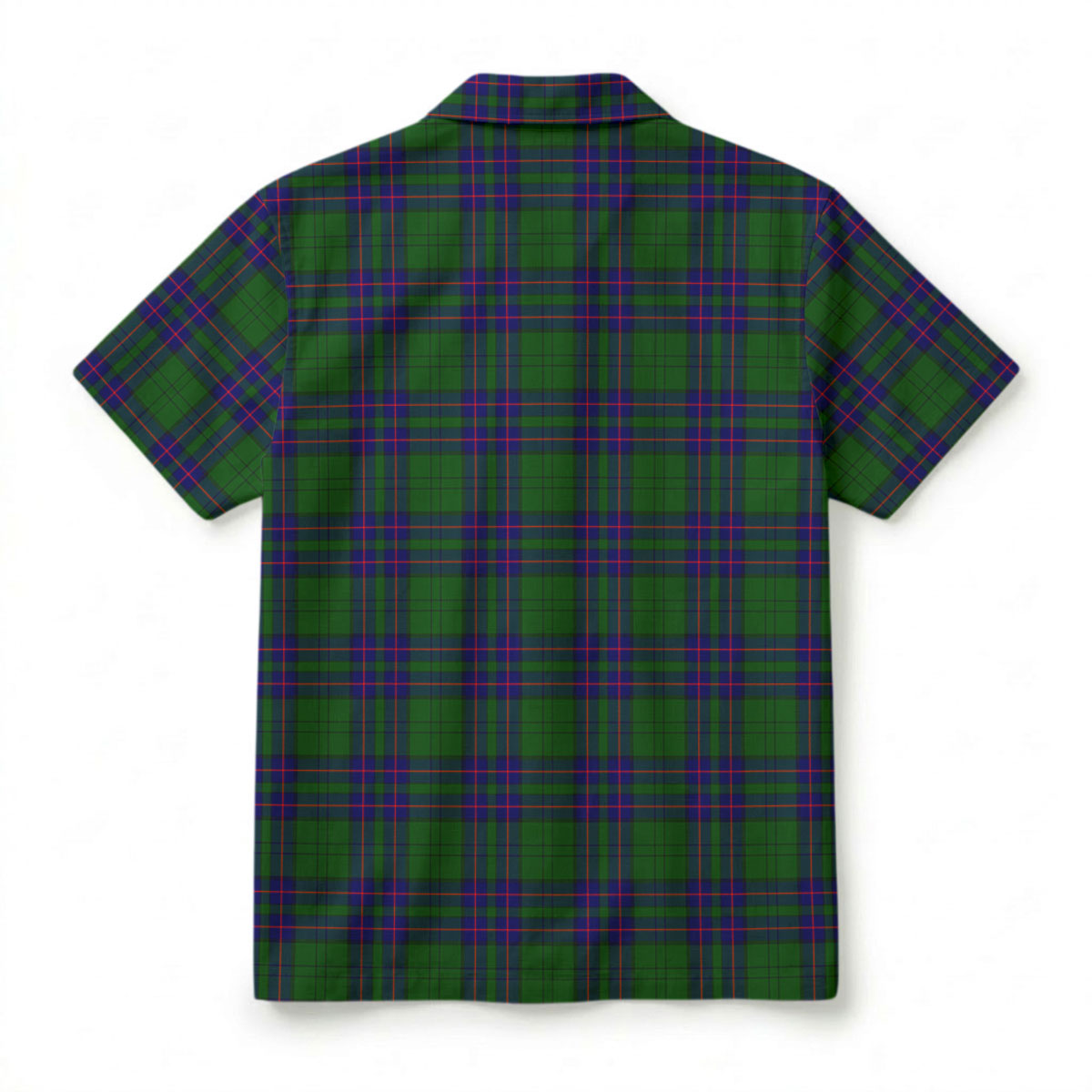 Lockhart Modern Tartan Crest Hawaiian Shirt
