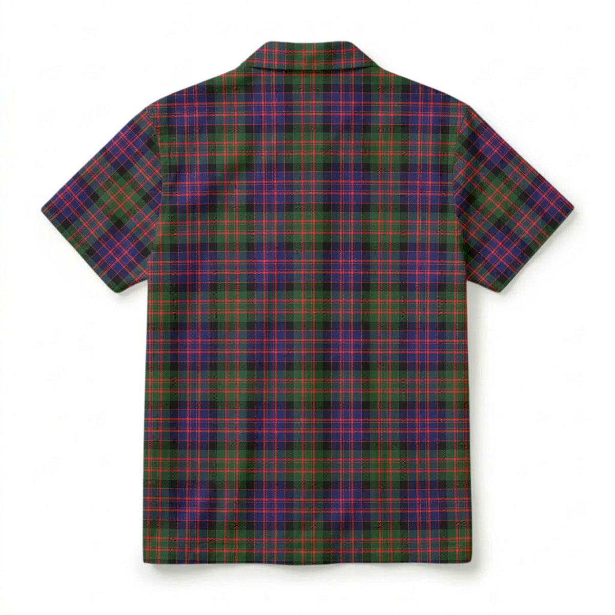 MacDonald Modern Tartan Crest Hawaiian Shirt