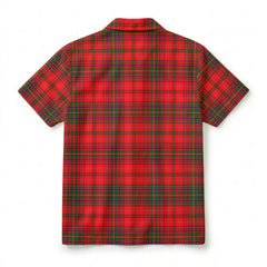 MacDougall Modern Tartan Crest Hawaiian Shirt