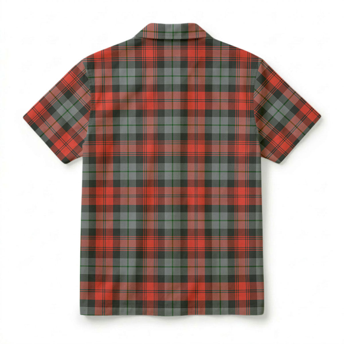 MacLachlan Weathered Tartan Crest Hawaiian Shirt