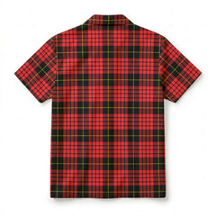 MacQueen Modern Tartan Crest Hawaiian Shirt