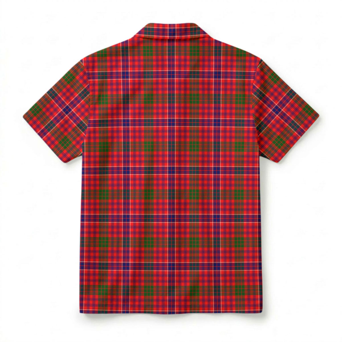 MacRae Modern Tartan Crest Hawaiian Shirt