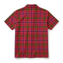MacRae Modern Tartan Crest Hawaiian Shirt