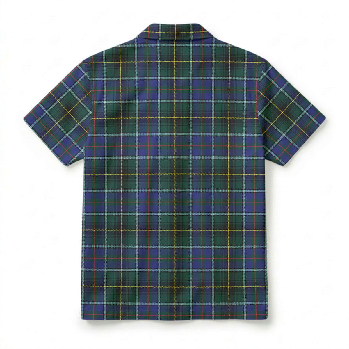 McInnes Modern Tartan Crest Hawaiian Shirt