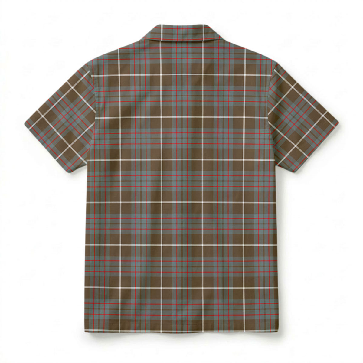 McIntyre Hunting Weathered Tartan Crest Hawaiian Shirt