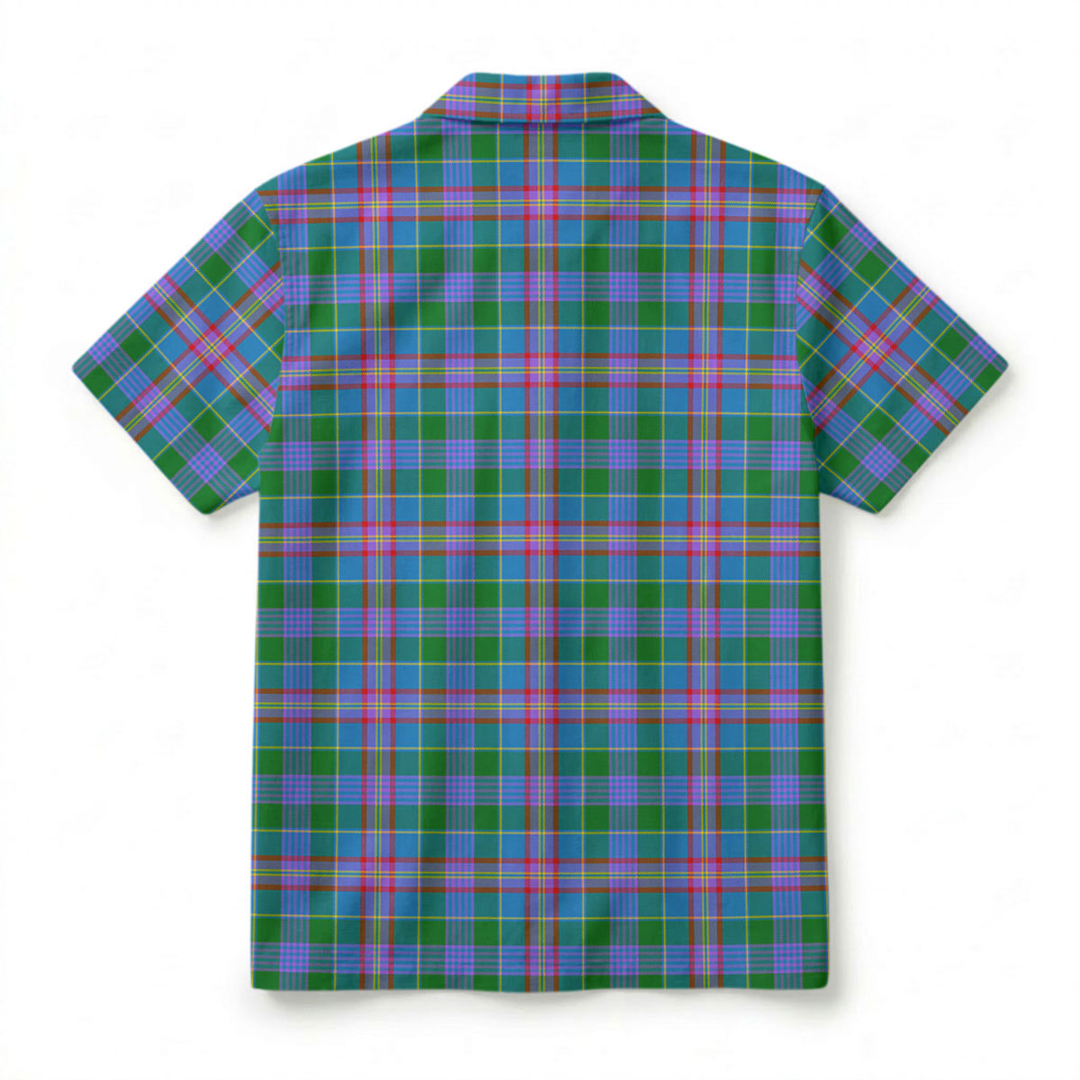 Pitcairn Hunting Tartan Crest Hawaiian Shirt