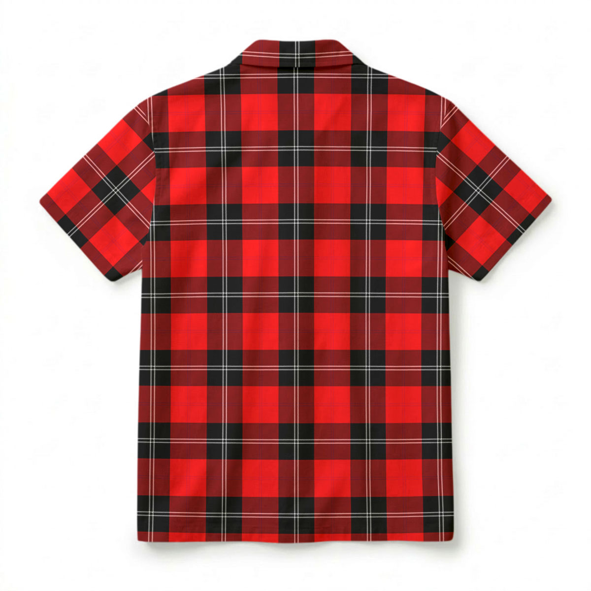 Ramsay Modern Tartan Crest Hawaiian Shirt