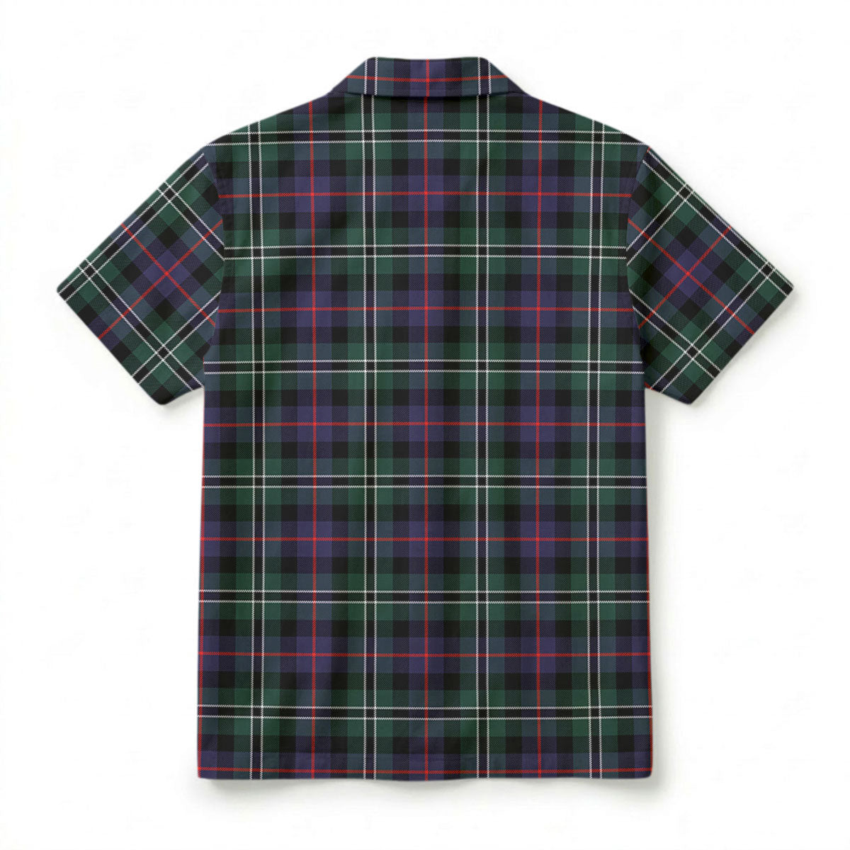 Rose Hunting Modern Tartan Crest Hawaiian Shirt