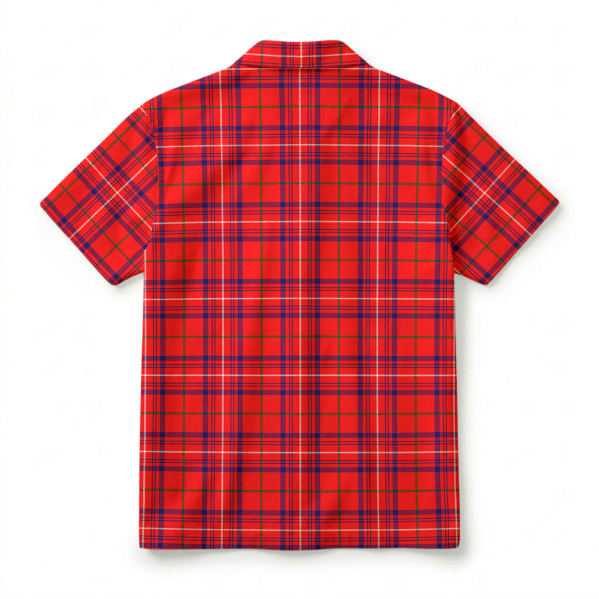 Rose Modern Tartan Crest Hawaiian Shirt