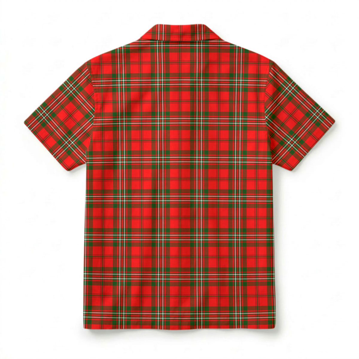 Scott Modern Tartan Crest Hawaiian Shirt