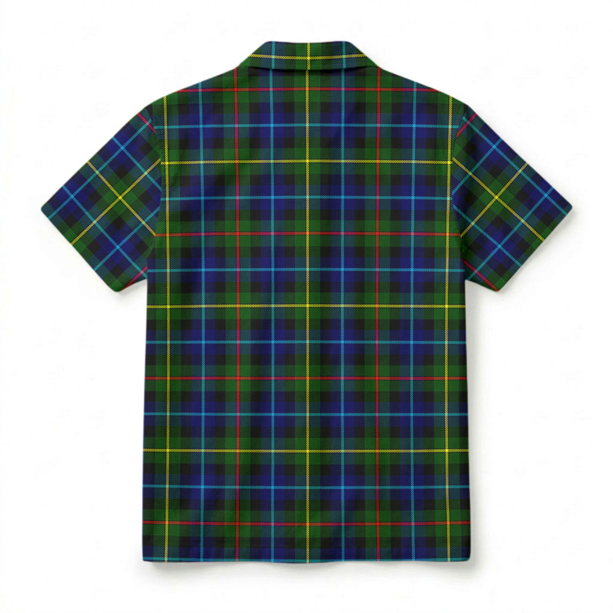 Smith Modern Tartan Crest Hawaiian Shirt