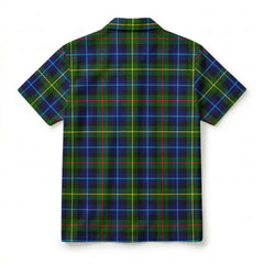 Smith Modern Tartan Crest Hawaiian Shirt