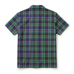 Stevenson Tartan Crest Hawaiian Shirt