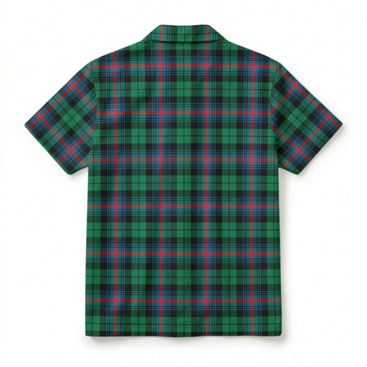 Urquhart Broad Red Ancient Tartan Crest Hawaiian Shirt