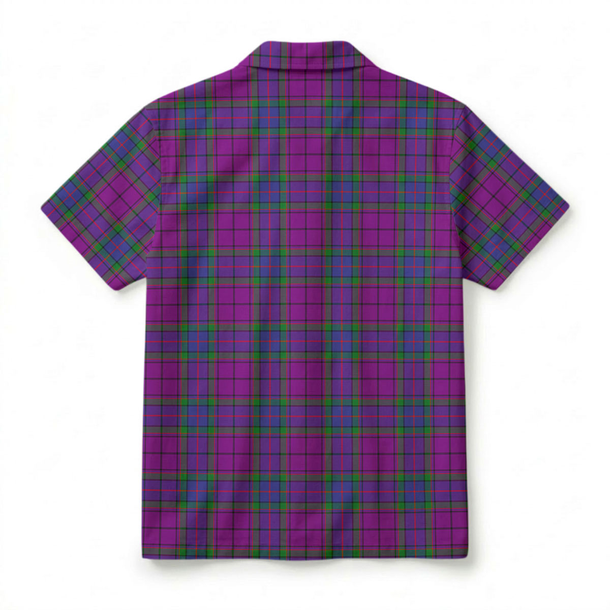 Wardlaw Modern Tartan Crest Hawaiian Shirt