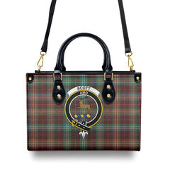 Scott Brown Ancient Tartan Crest Leather Handbag