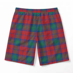 Auchinleck Tartan Crest Men's Beach Shorts